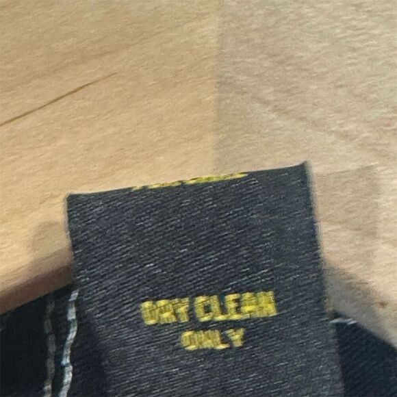 Mirasol M Floral Embroidered Jacket Black Cotton Linen Boho Artsy Button Shirt - Picture 9 of 9